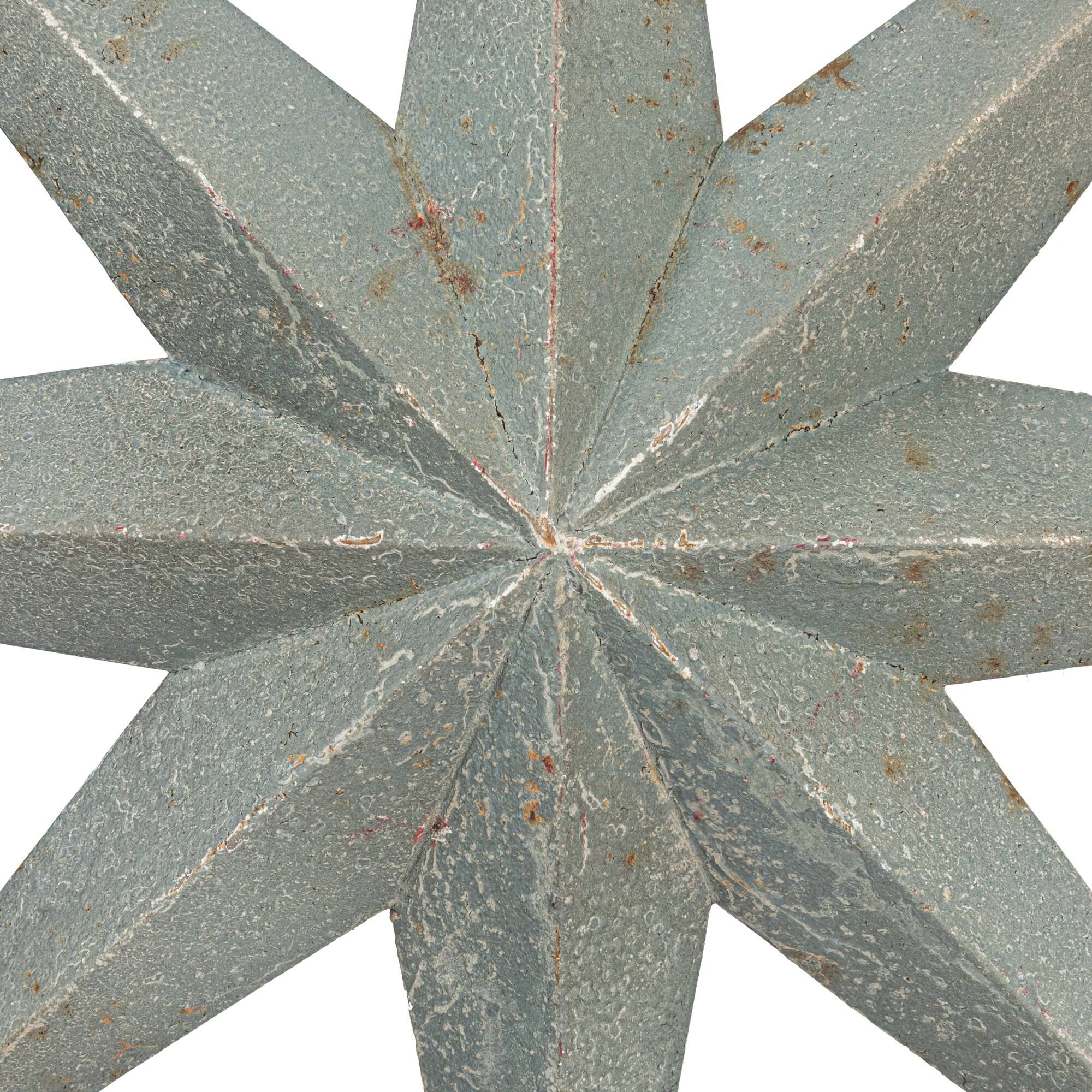 Hello Honey® Metal Compass Wall, Distressed Aqua